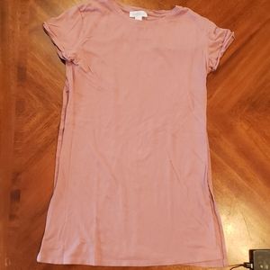 Forever 21 Side Slits Shirt Pink Women's Size Small